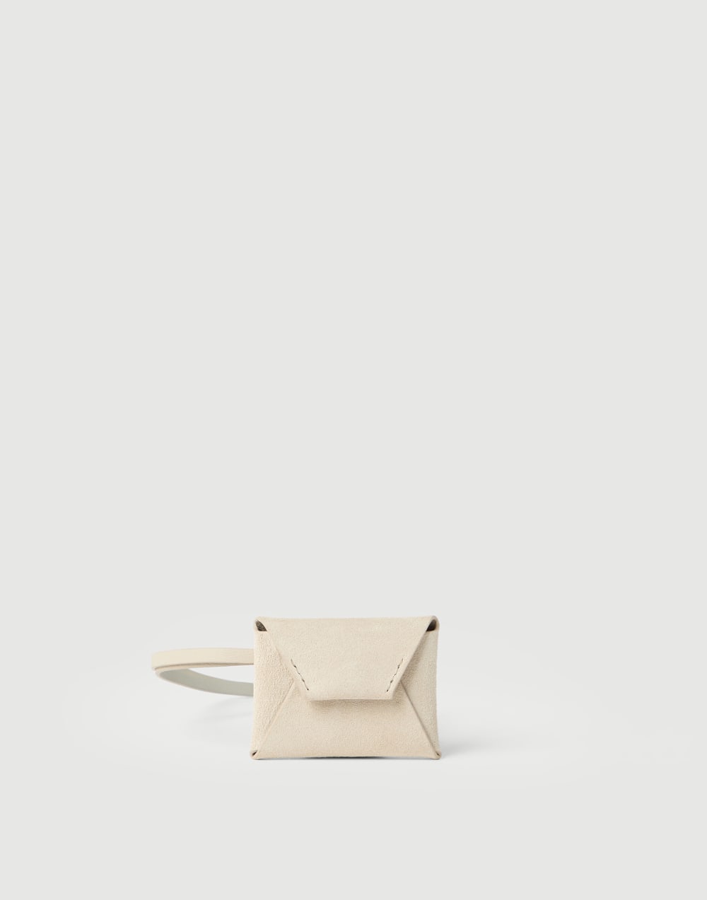 Suede bag charm Ivory Woman - Brunello Cucinelli