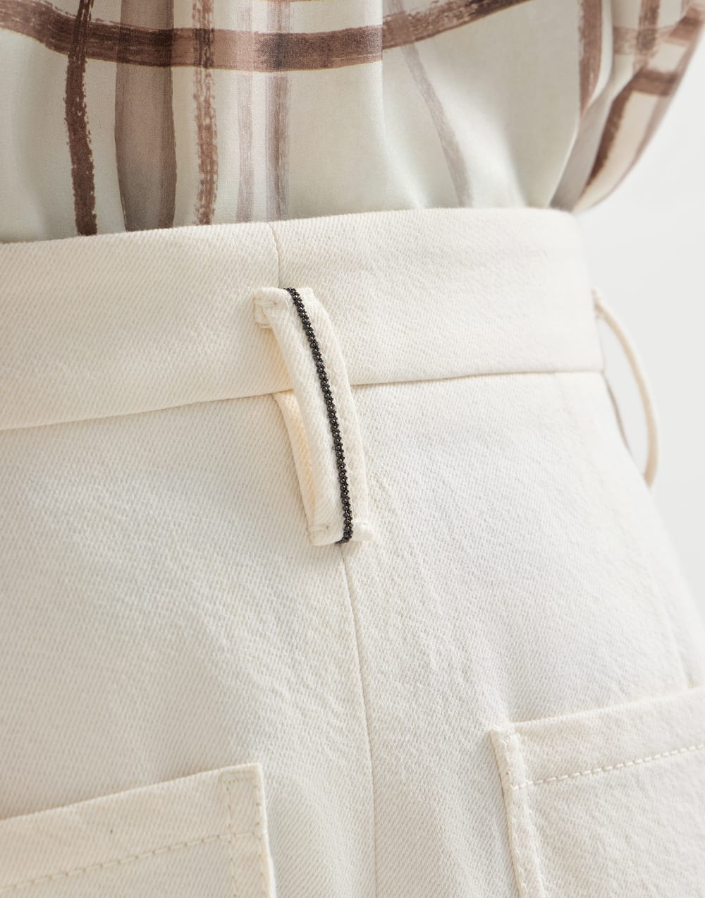 Baggy-Five-Pocket-Hose Panama Damen - Brunello Cucinelli