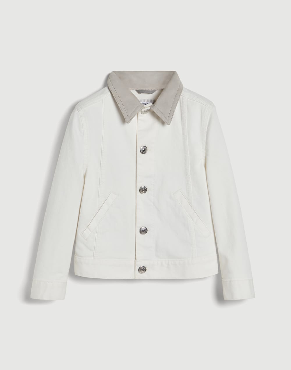 Jacket with suede collar Snow Boys - Brunello Cucinelli