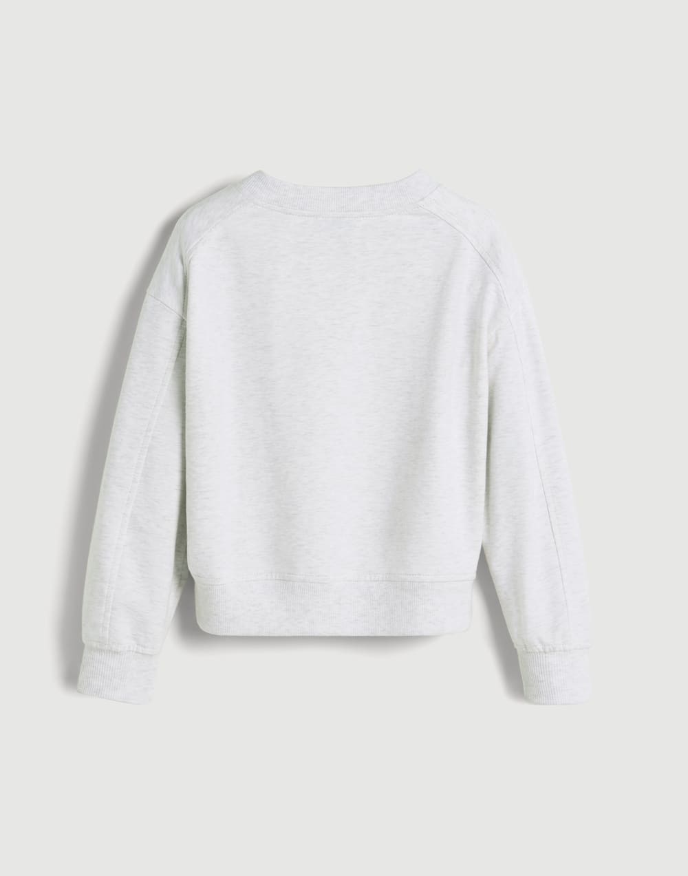 Lightweight French terry sweatshirt Light Grey Girls - Brunello Cucinelli