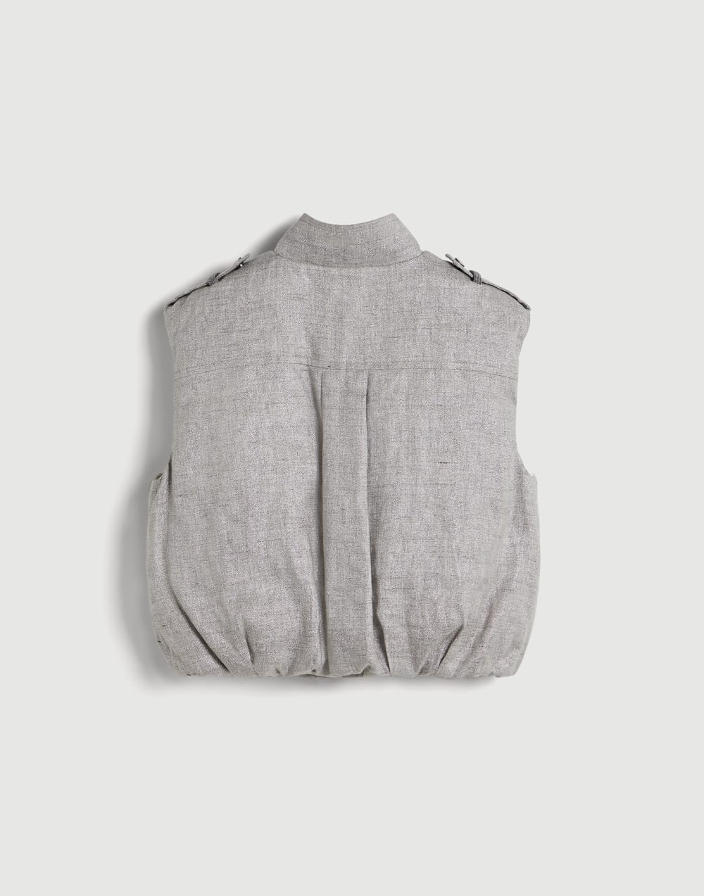 Down vest with monili Silver Girls - Brunello Cucinelli