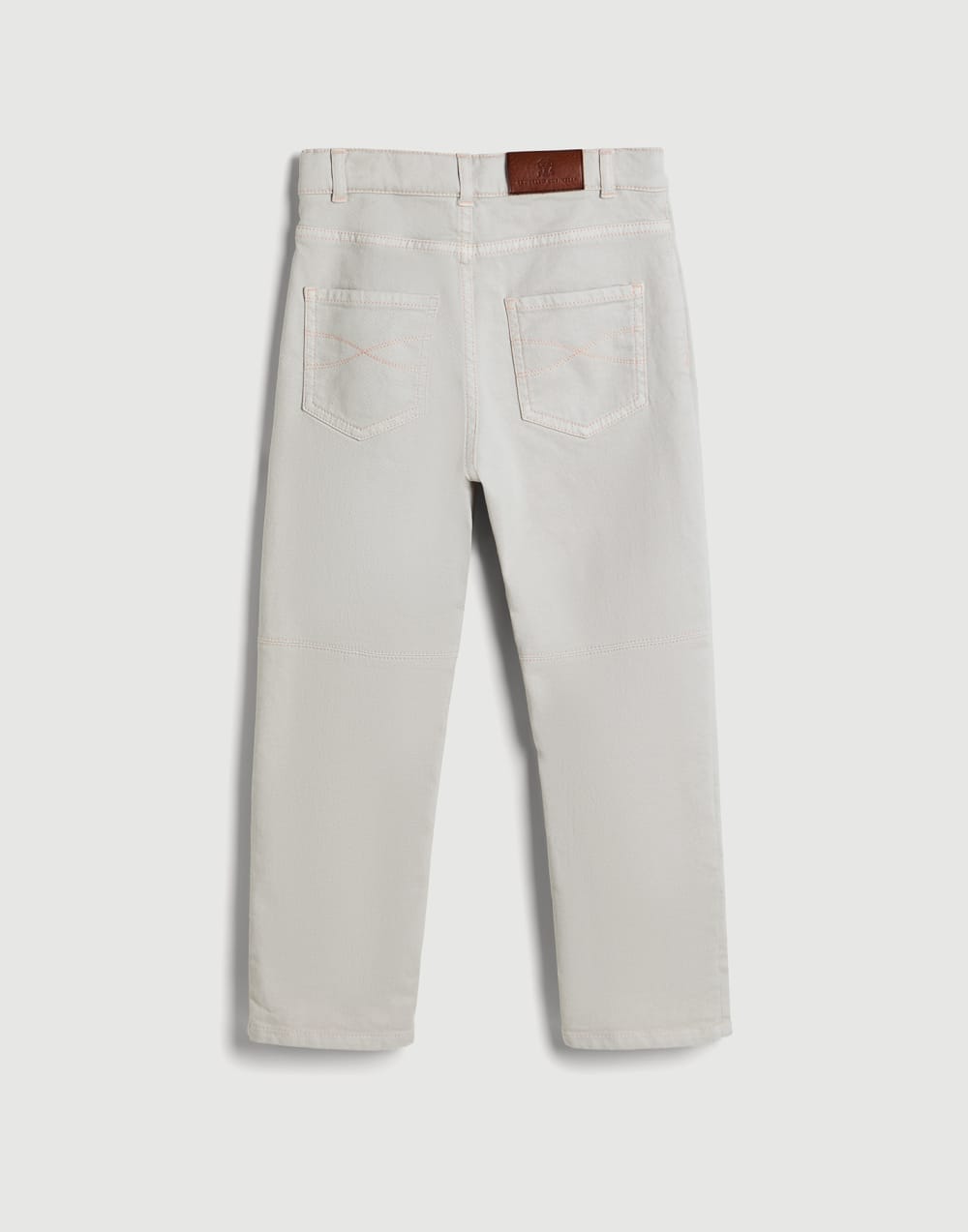 Lightweight denim trousers Light Grey Boys - Brunello Cucinelli