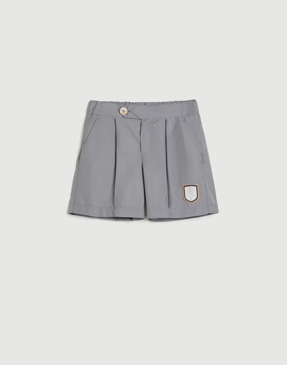 Nylon Bermuda shorts Grey Boys - Brunello Cucinelli