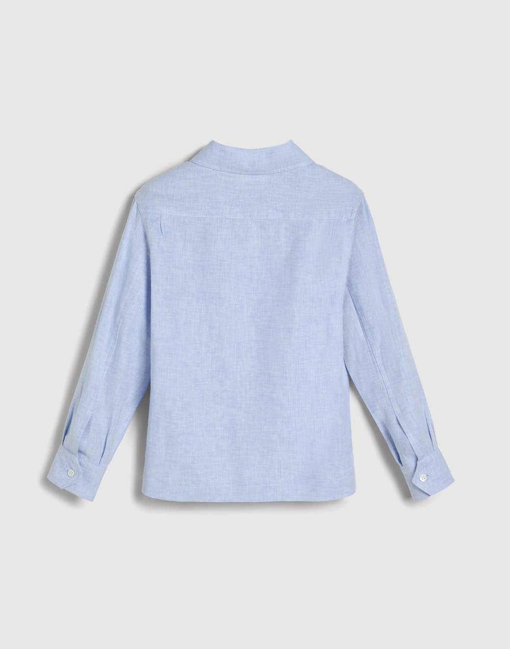 Diagonal guayabera Azure Boys - Brunello Cucinelli