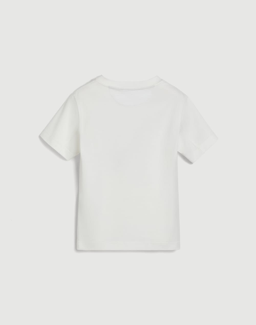 山地风景图案装饰T恤 米黄 男童 - Brunello Cucinelli