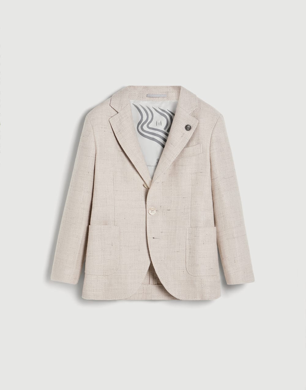 Hopsack blazer Buff Boys - Brunello Cucinelli