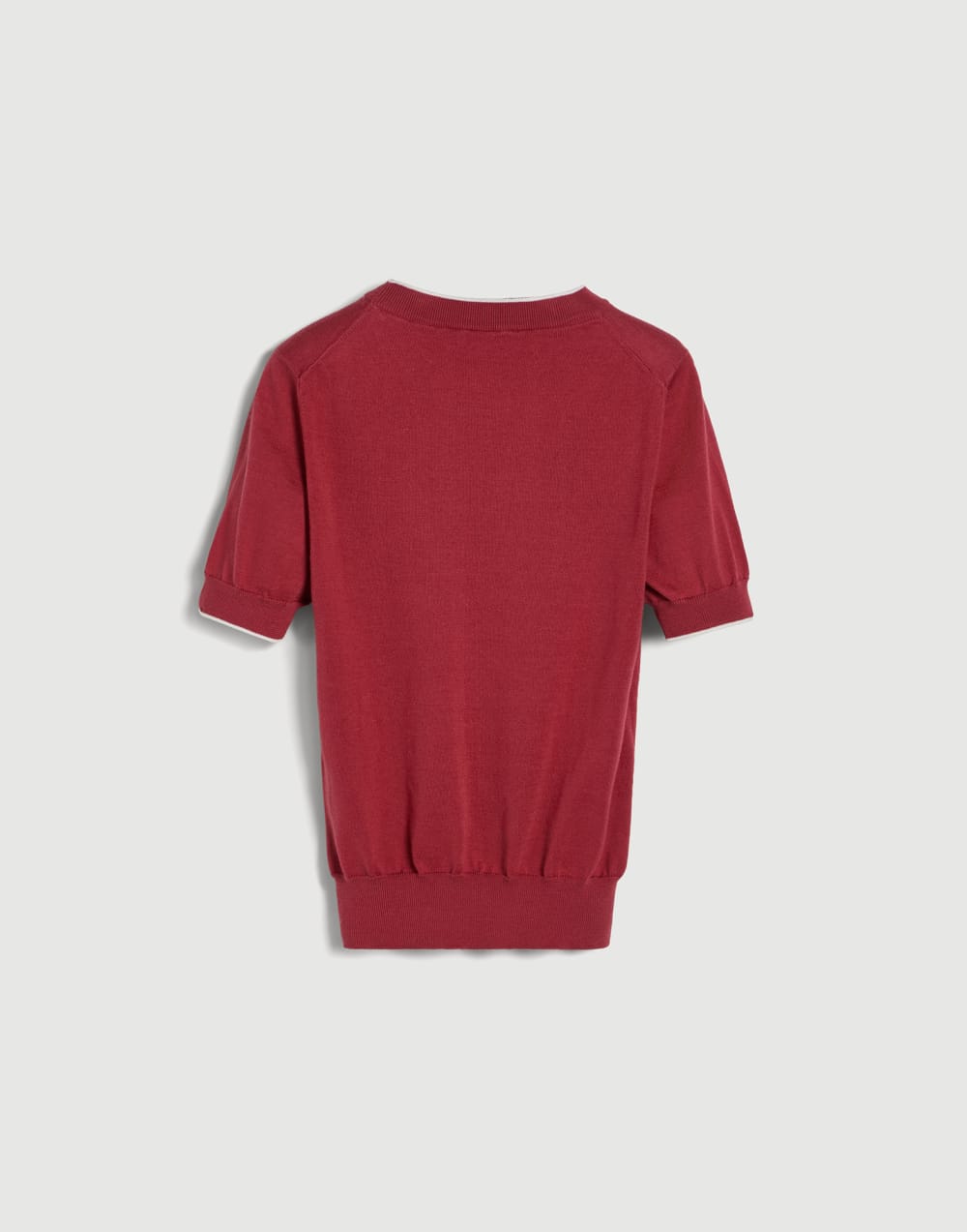 薄款针织 T 恤 红色 男童 - Brunello Cucinelli