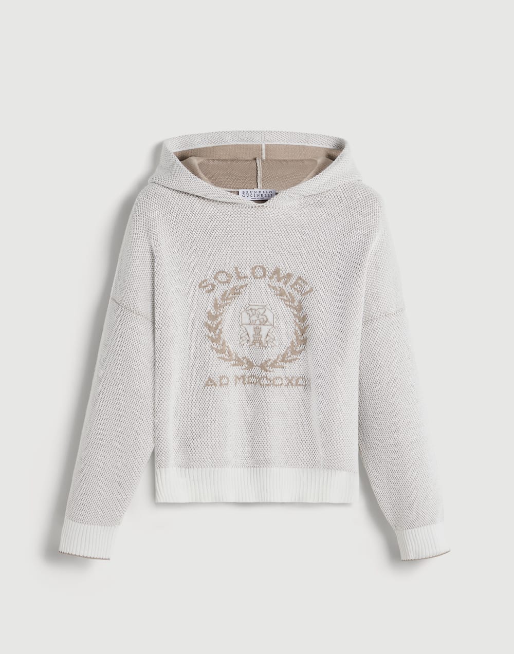 Jacquard knit sweatshirt Panama Girls - Brunello Cucinelli