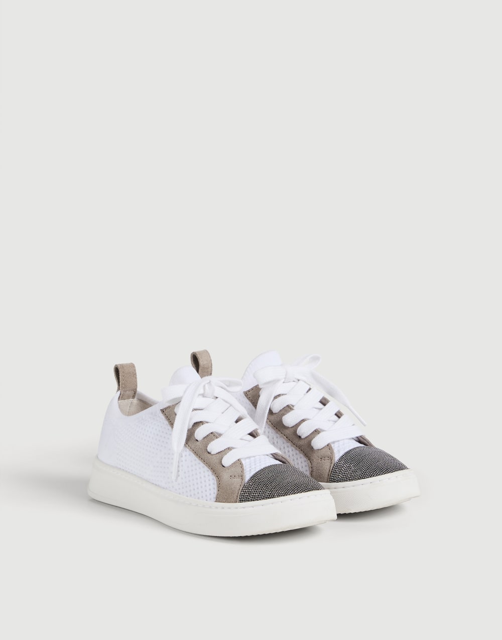 Knit sneakers White Girls - Brunello Cucinelli