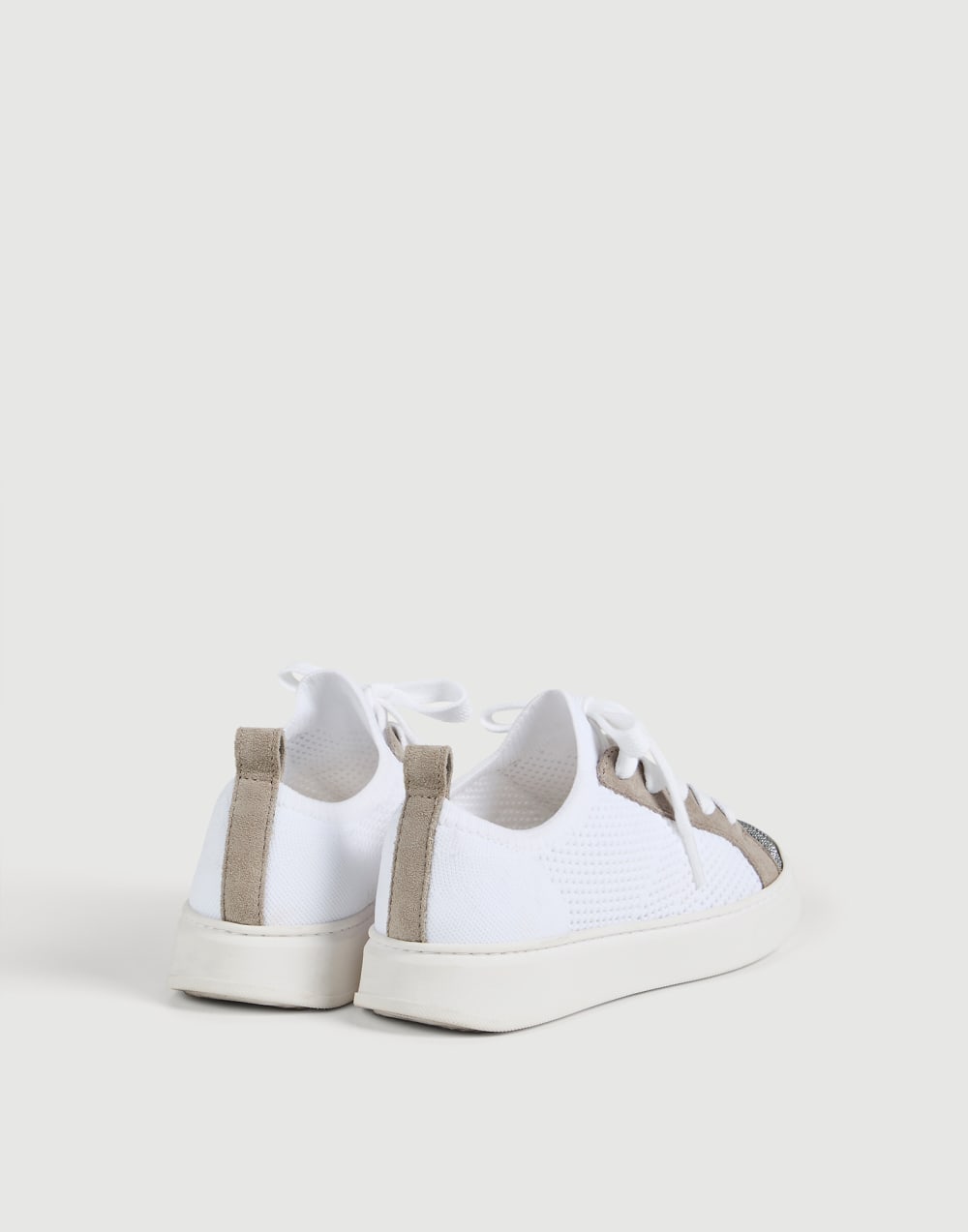 Knit sneakers White Girls - Brunello Cucinelli