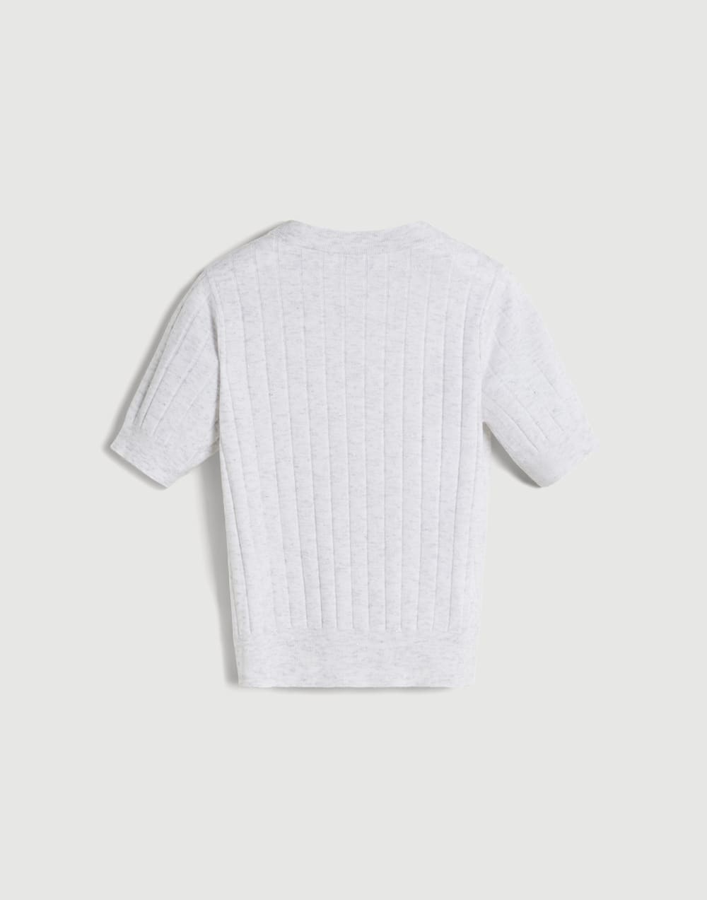 Knit T-shirt Light Grey Girls - Brunello Cucinelli