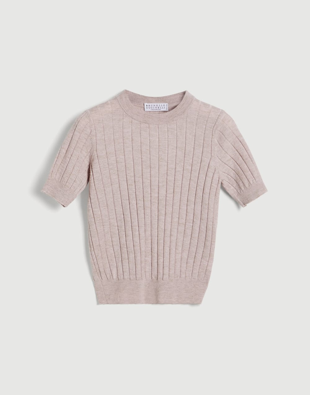 Knit T-shirt Pink Girls - Brunello Cucinelli