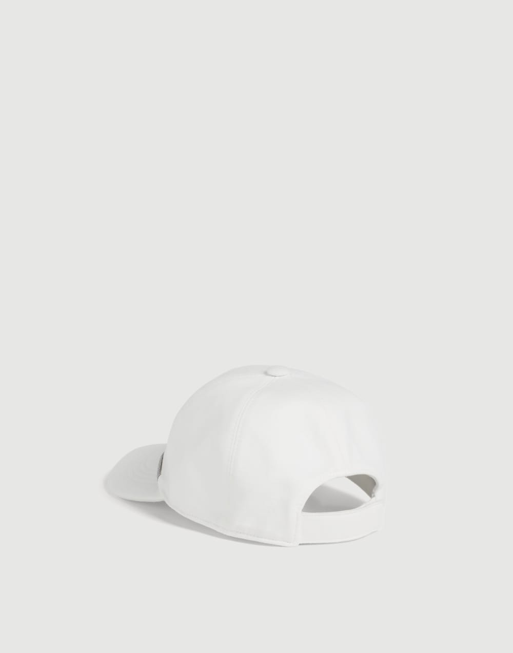 Cotton French terry baseball cap White Girls - Brunello Cucinelli