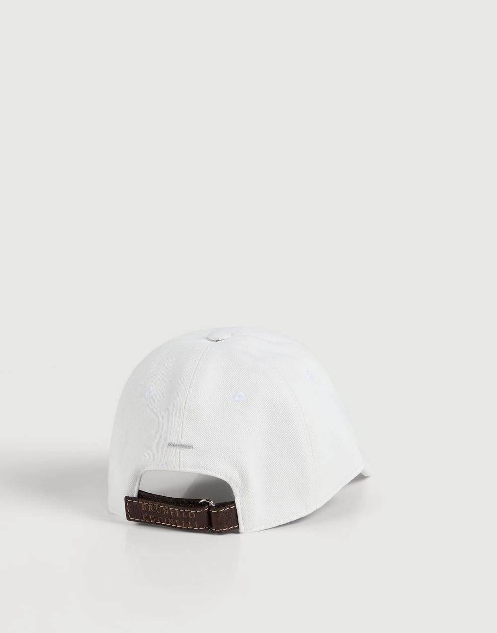 Lightweight denim baseball cap White Boys - Brunello Cucinelli