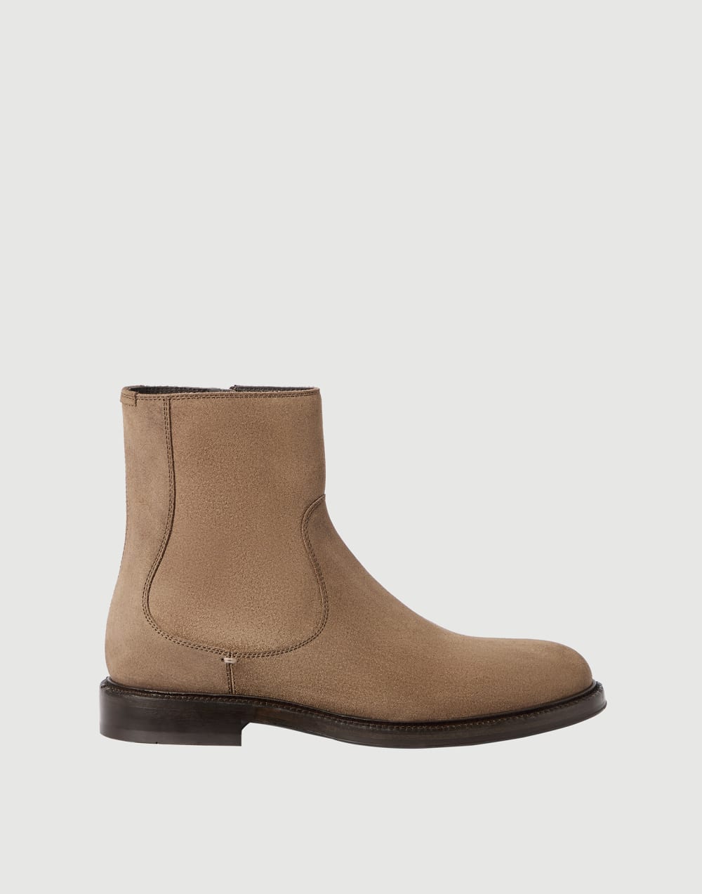 Suede boots Beige Man - Brunello Cucinelli