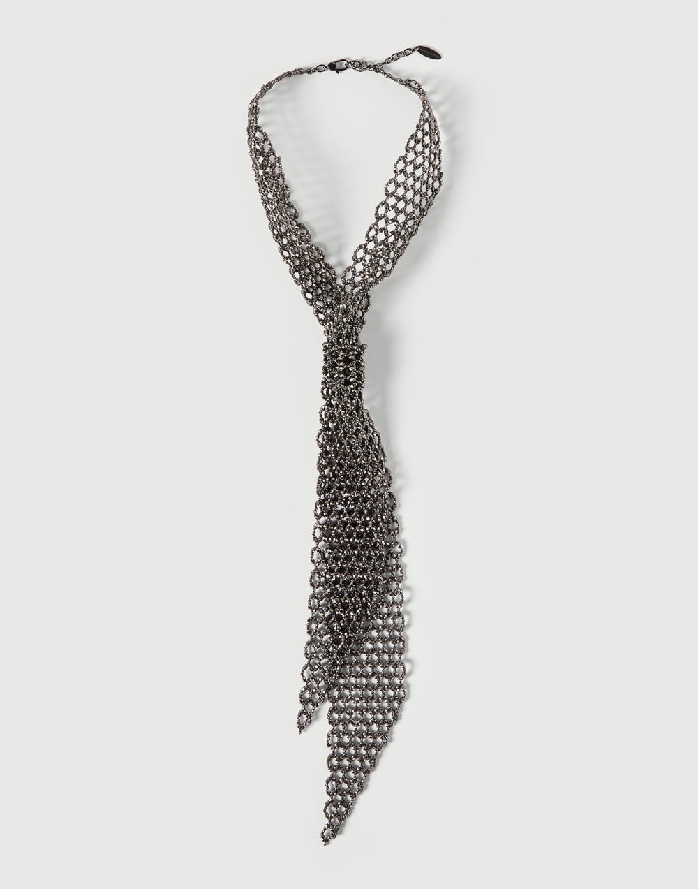 Cravatta in Argento sterling 925 Lignite Donna - Brunello Cucinelli