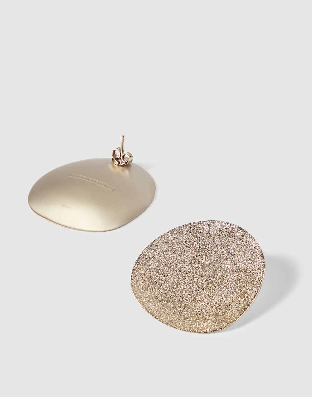 Orecchini Disc Shimmer Argento Donna - Brunello Cucinelli