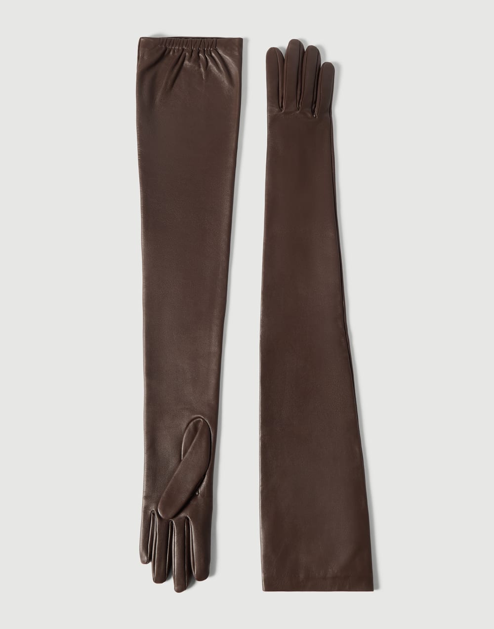 Nappa long gloves Rust Brown Woman - Brunello Cucinelli