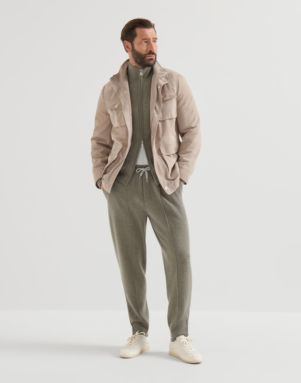 Double knit trousers Military Man - Brunello Cucinelli