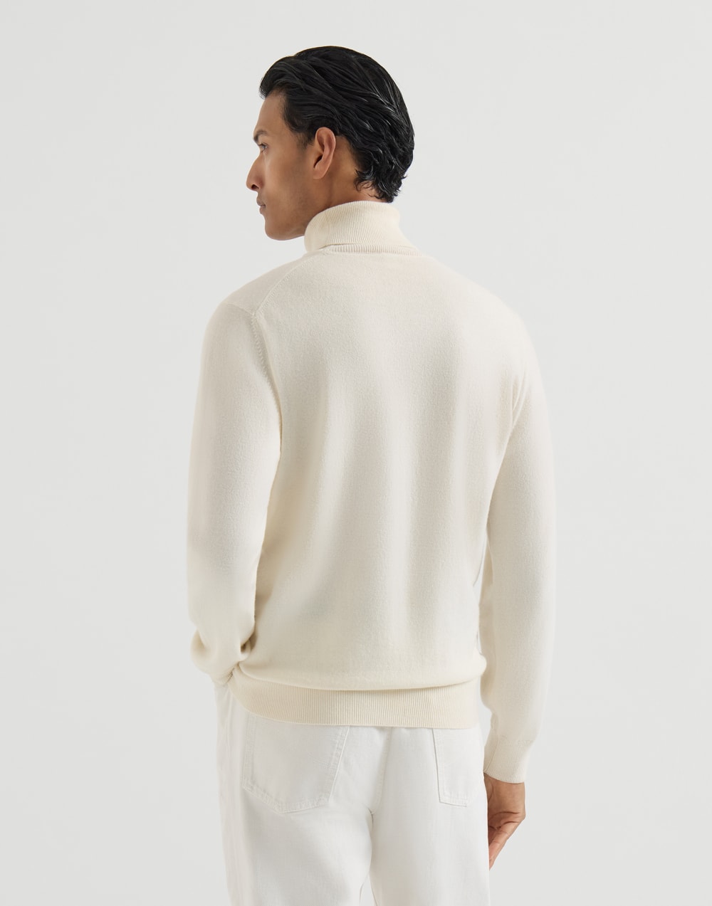 Cashmere turtleneck sweater Panama Man - Brunello Cucinelli