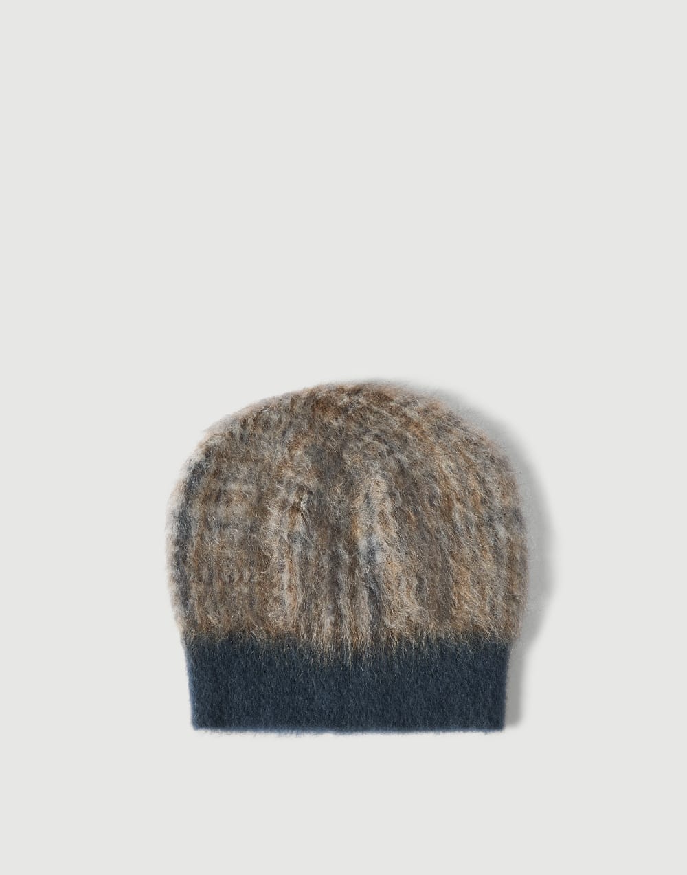 Prince of Wales double knit beanie Dark Grey Woman - Brunello Cucinelli