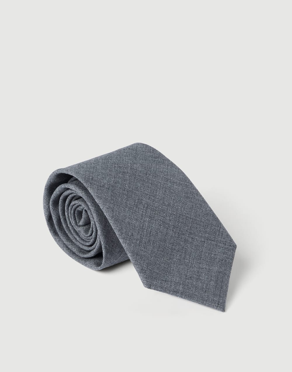 Virgin wool tie Lead Man - Brunello Cucinelli