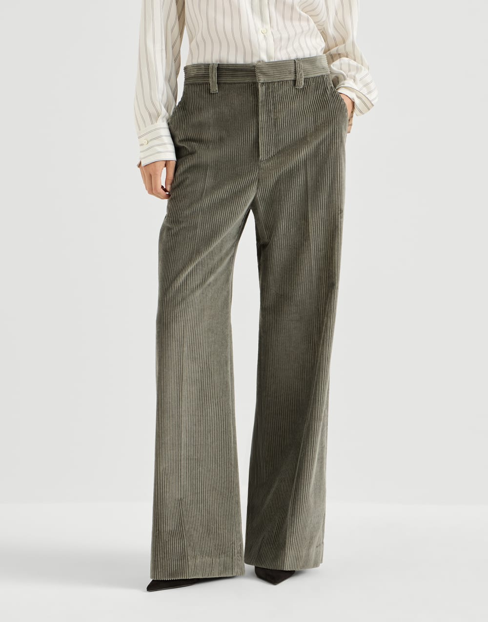 Pantalón Loose Orégano Mujer - Brunello Cucinelli