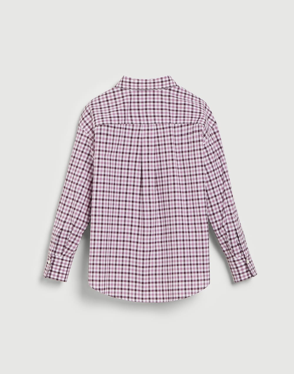 Poplin shirt with tie Mauve Girls - Brunello Cucinelli