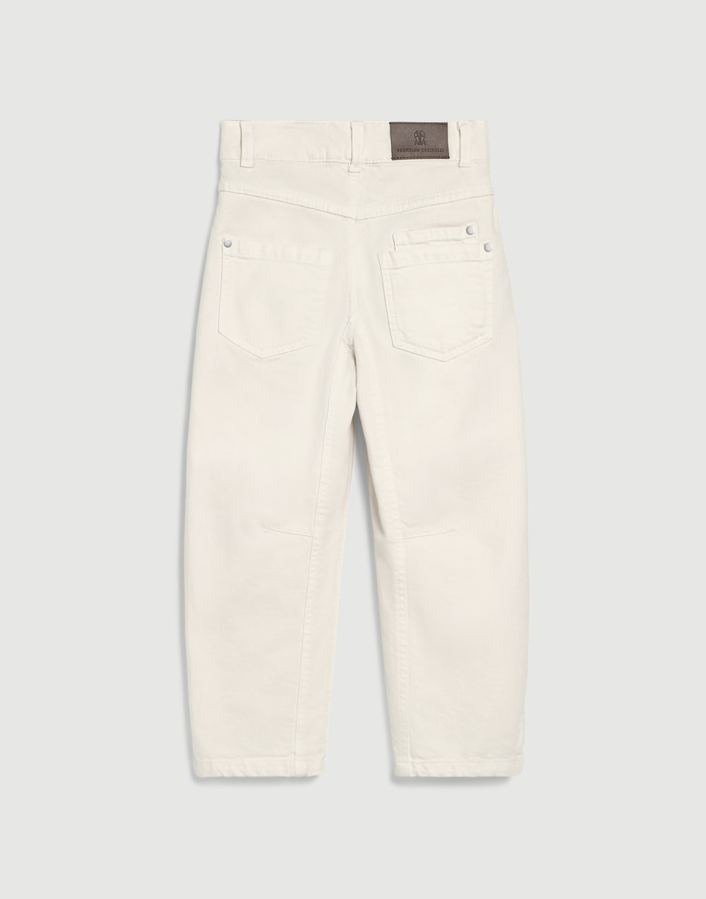 Soft denim trousers Chalk Girls - Brunello Cucinelli