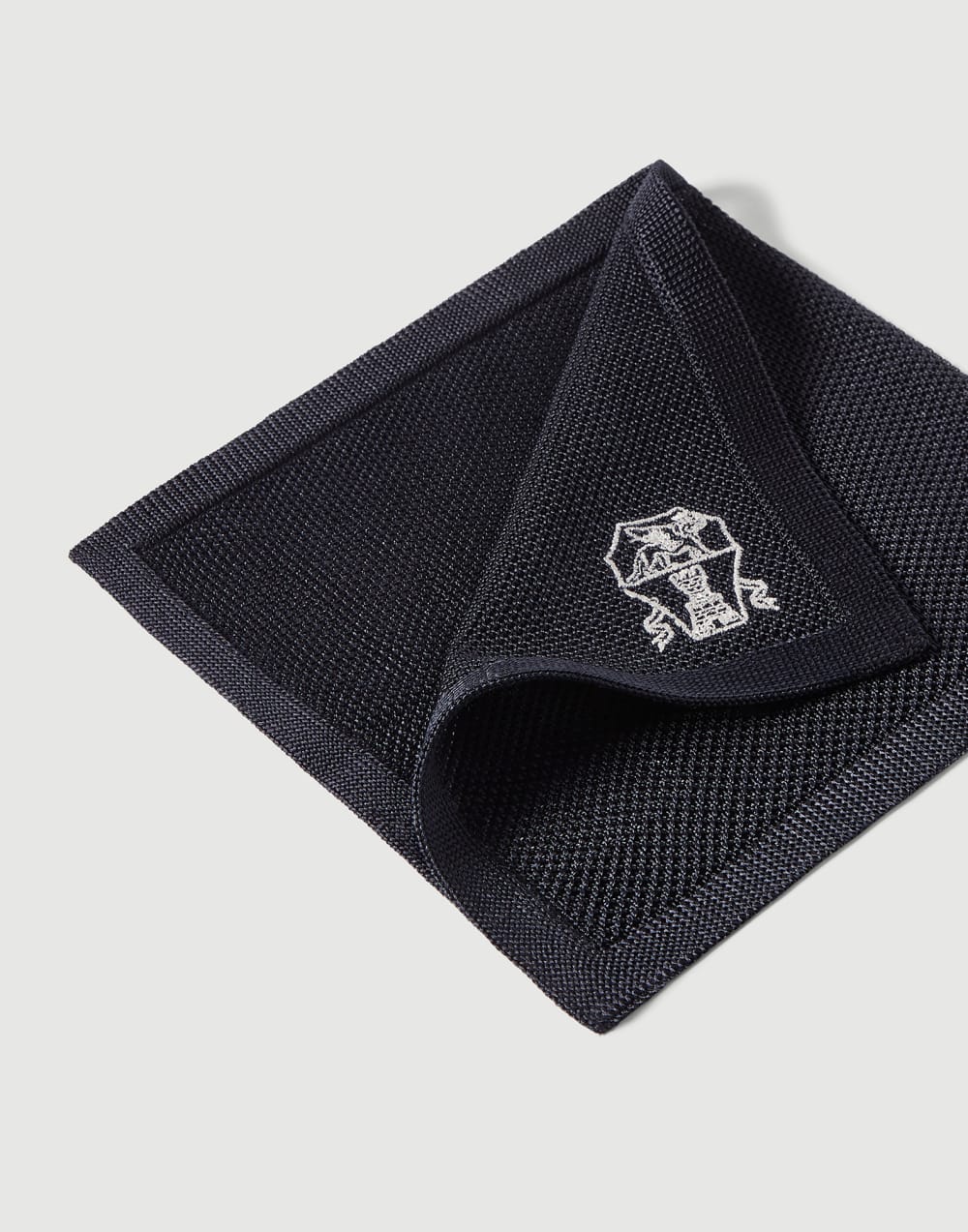 Pocket square Navy Blue Man - Brunello Cucinelli
