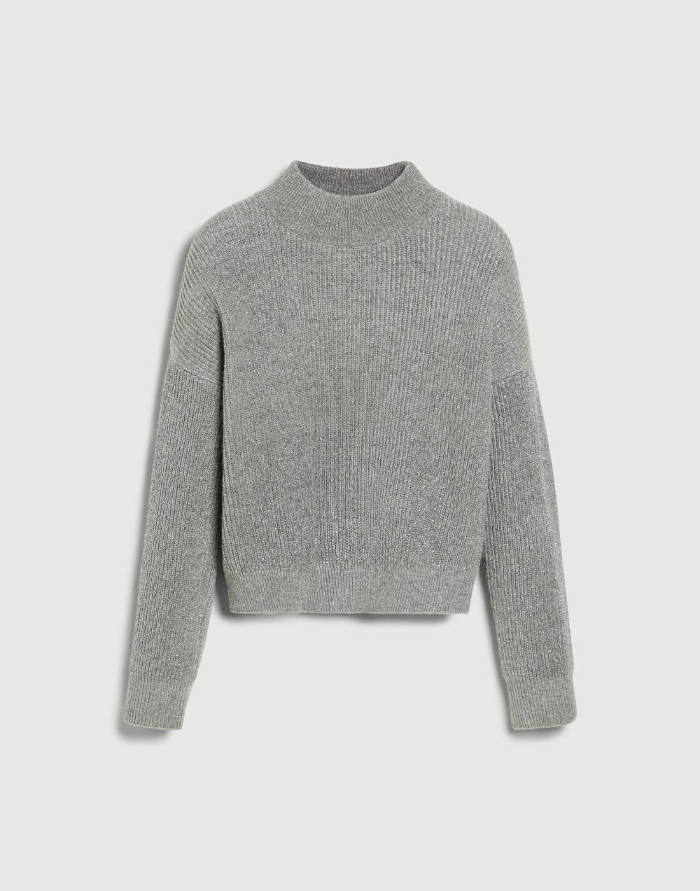 Sparkling cashmere sweater Light Grey Girls - Brunello Cucinelli