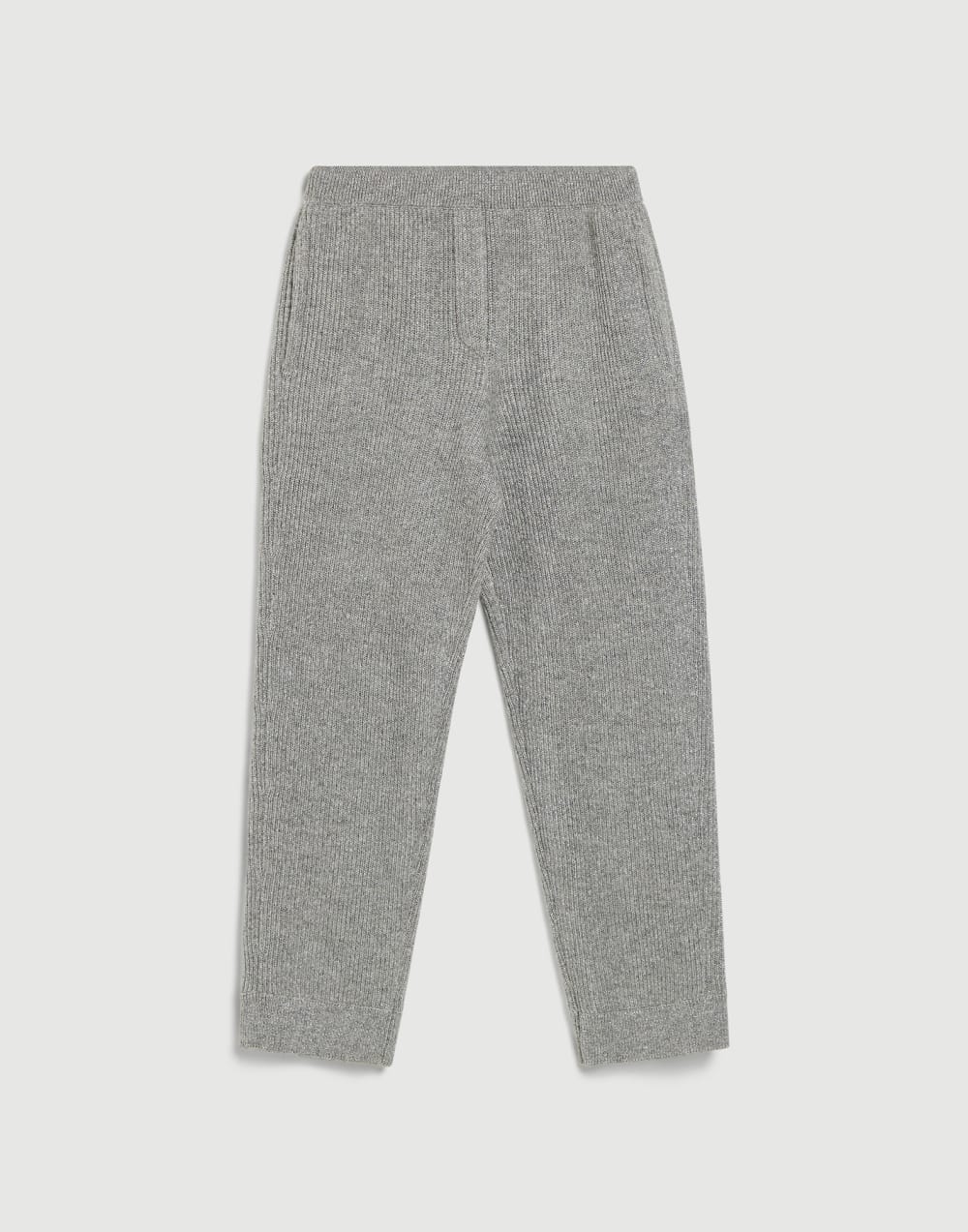 Cashmere knit trousers Light Grey Girls - Brunello Cucinelli