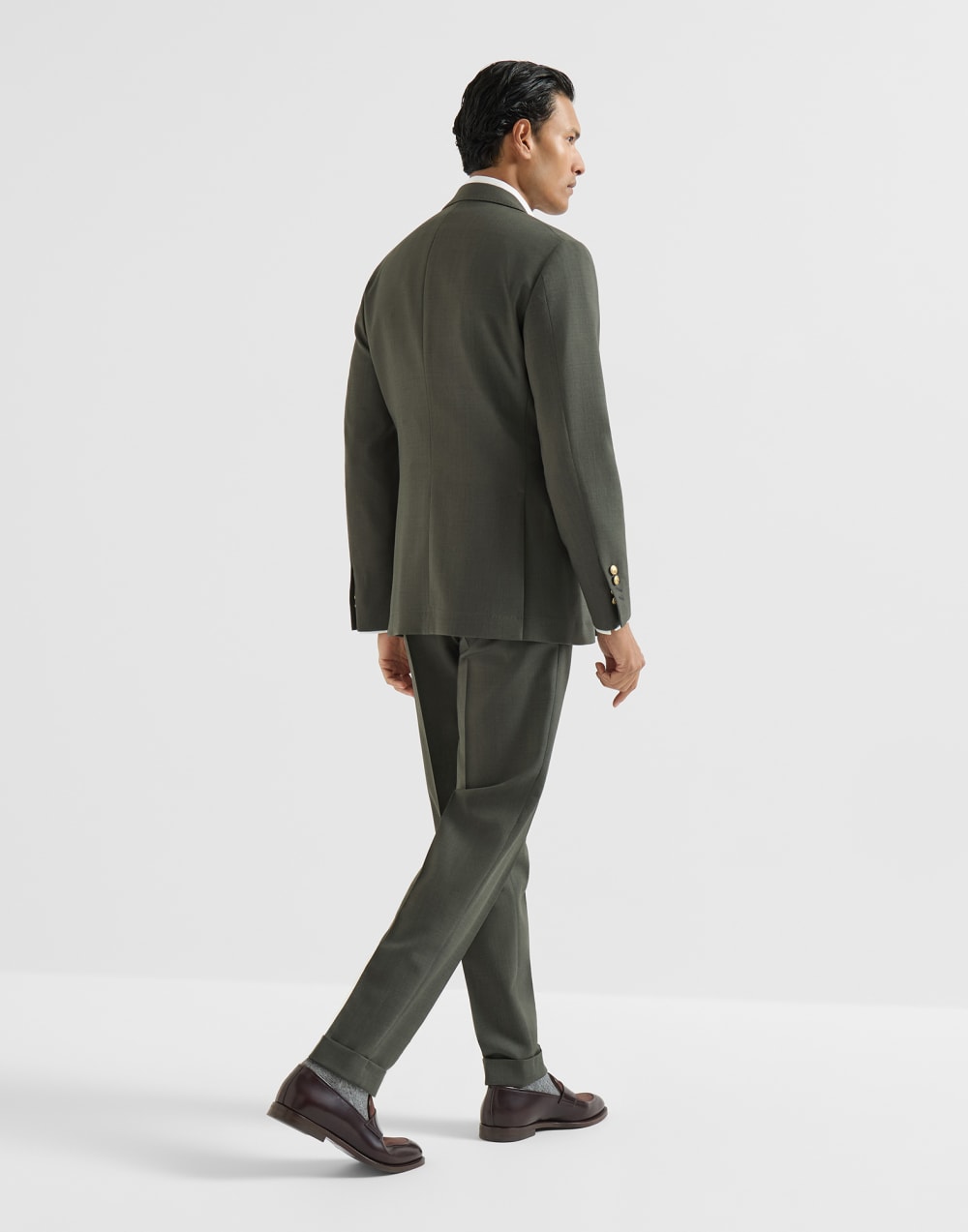 Virgin wool suit Forest Man - Brunello Cucinelli