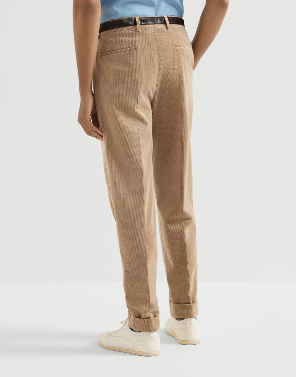 Corduroy trousers Camel Man - Brunello Cucinelli