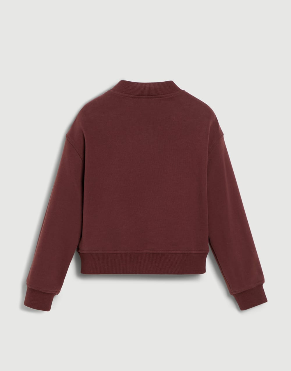 Topwear stile bomber in felpa Bordeaux Bambina - Brunello Cucinelli