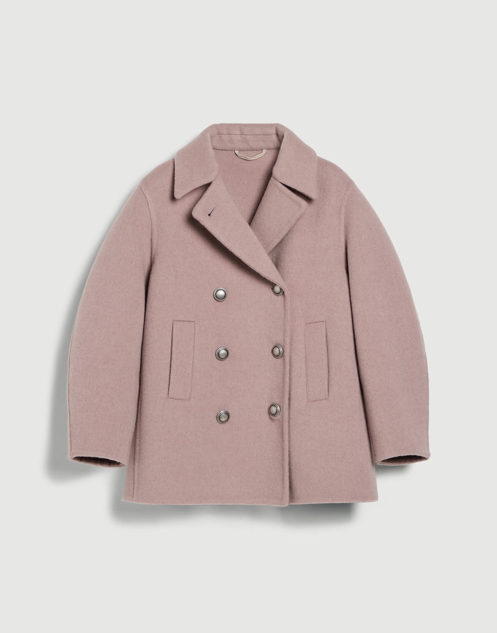 雙面工藝披風斗篷 淡錦葵紫 女童 - Brunello Cucinelli