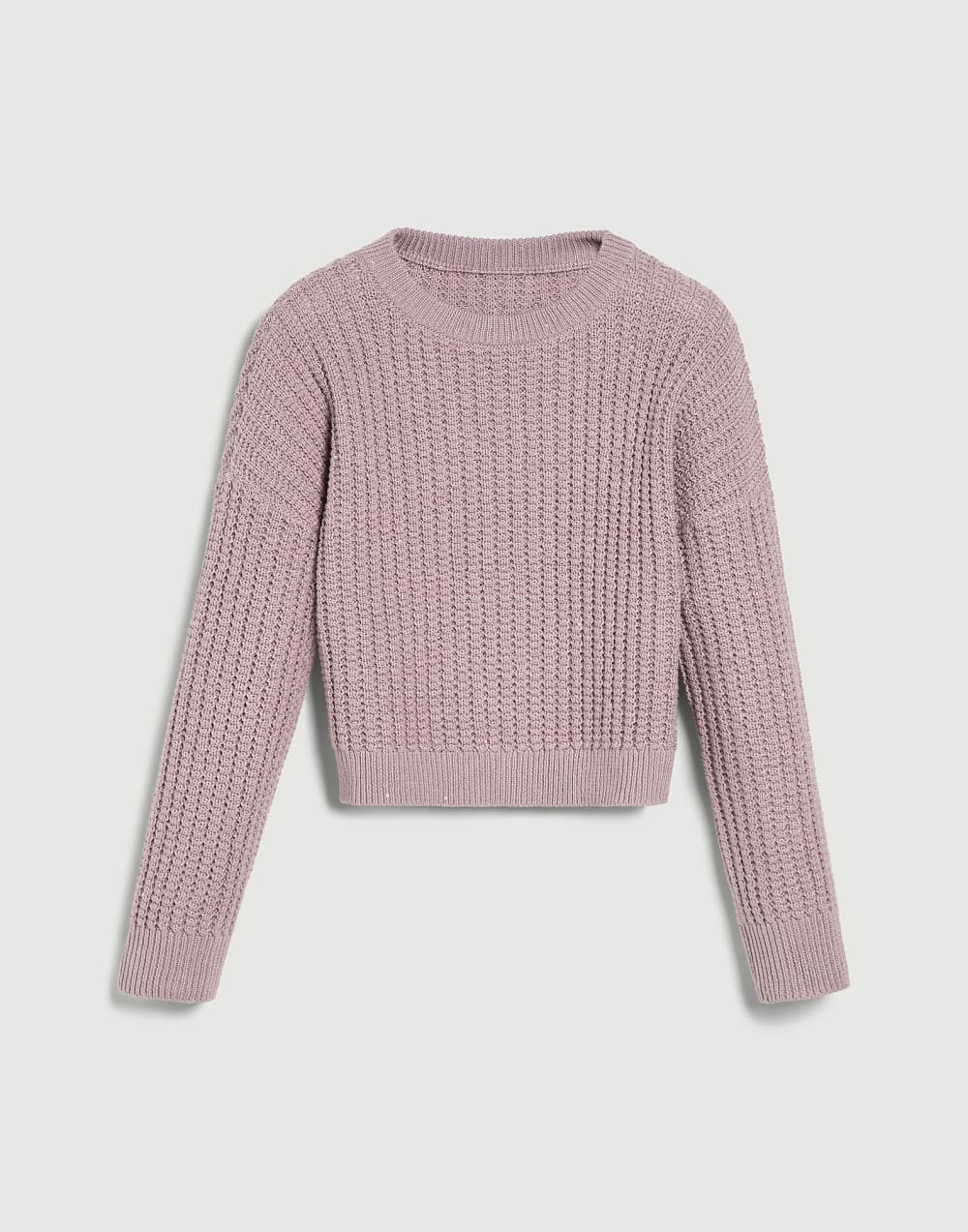 Cotton Diamond yarn sweater Pink Girls - Brunello Cucinelli