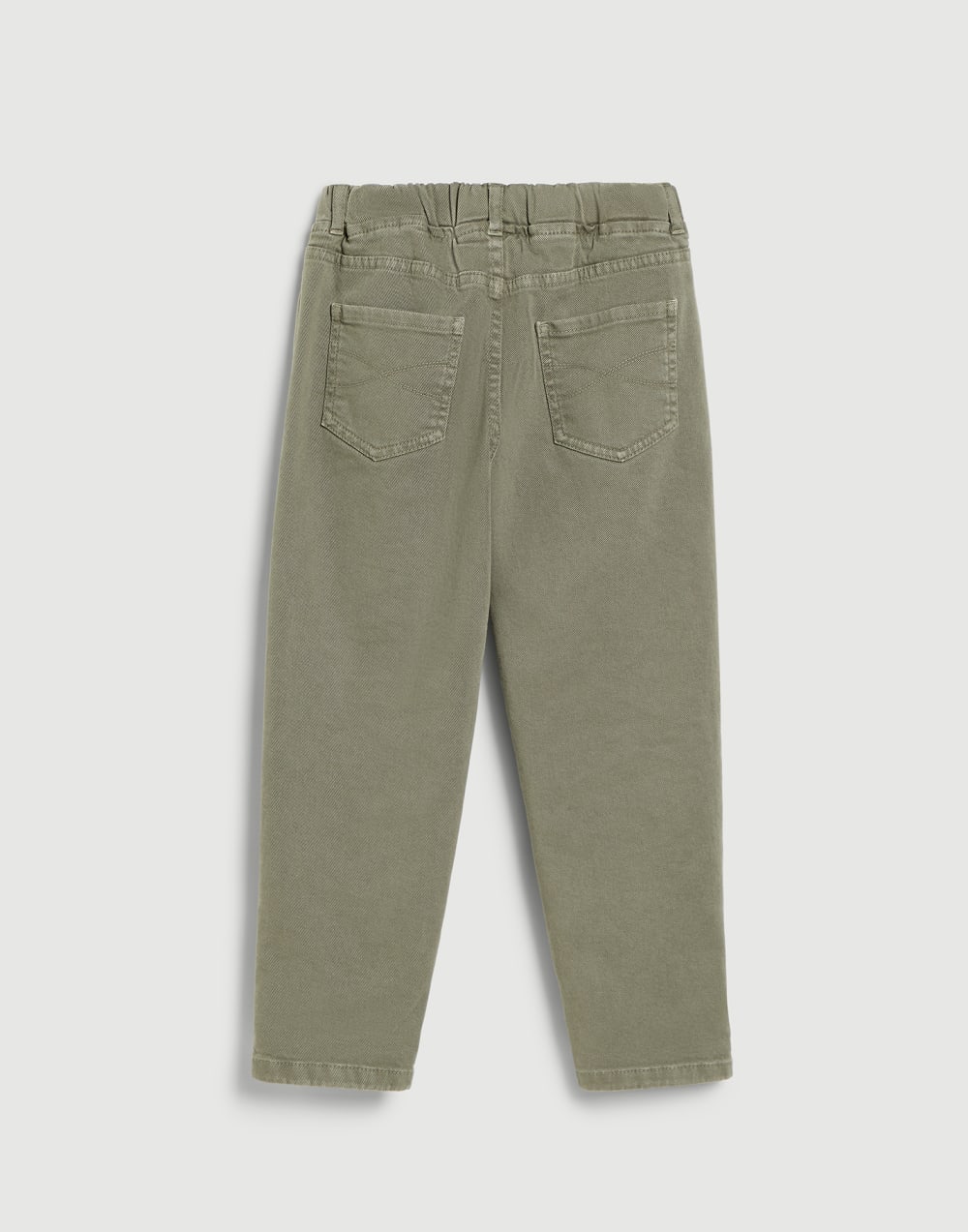 Hose aus Komfort-Denim Armeegrün Jungen - Brunello Cucinelli