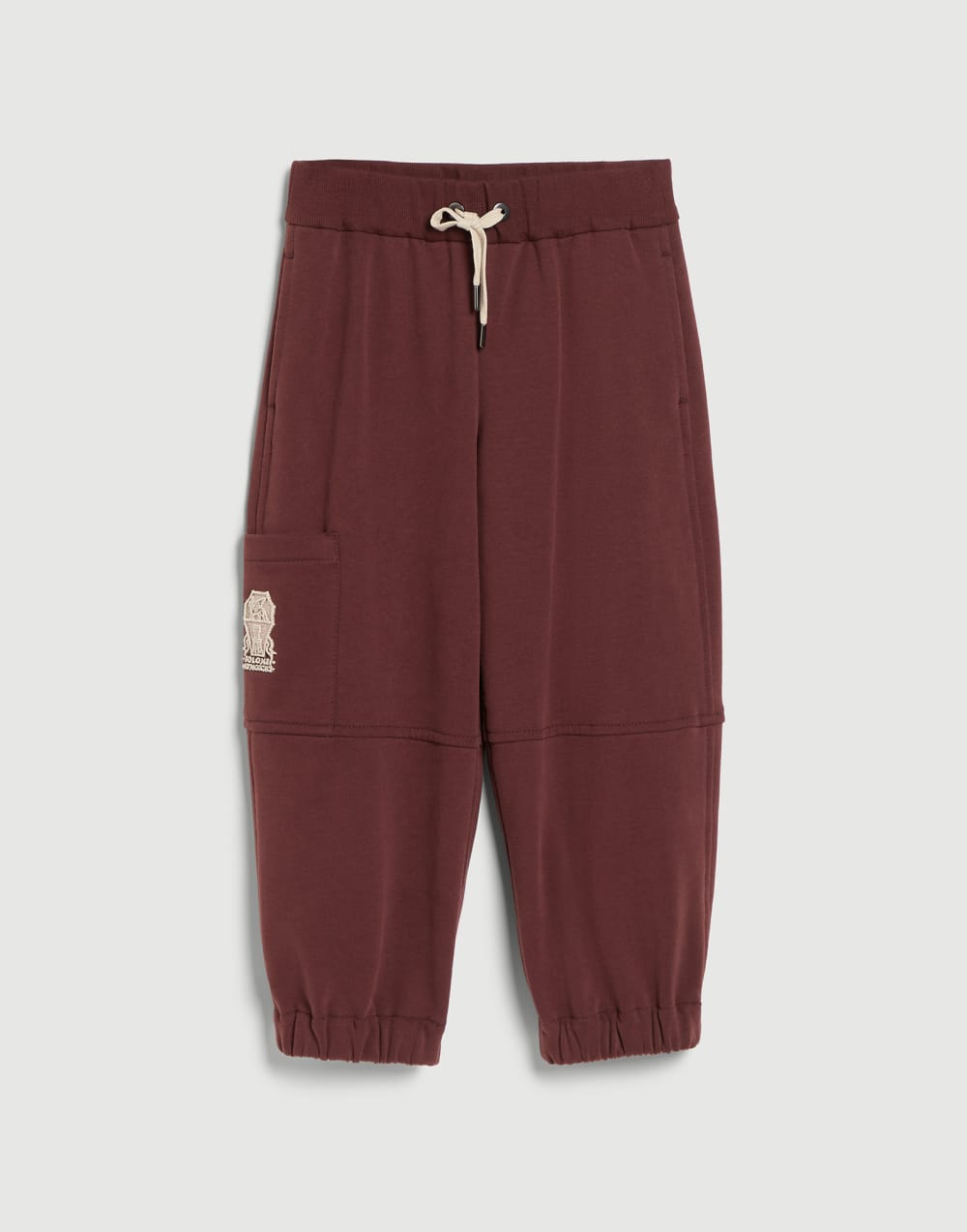 Pantalone in felpa Bordeaux Bambina - Brunello Cucinelli