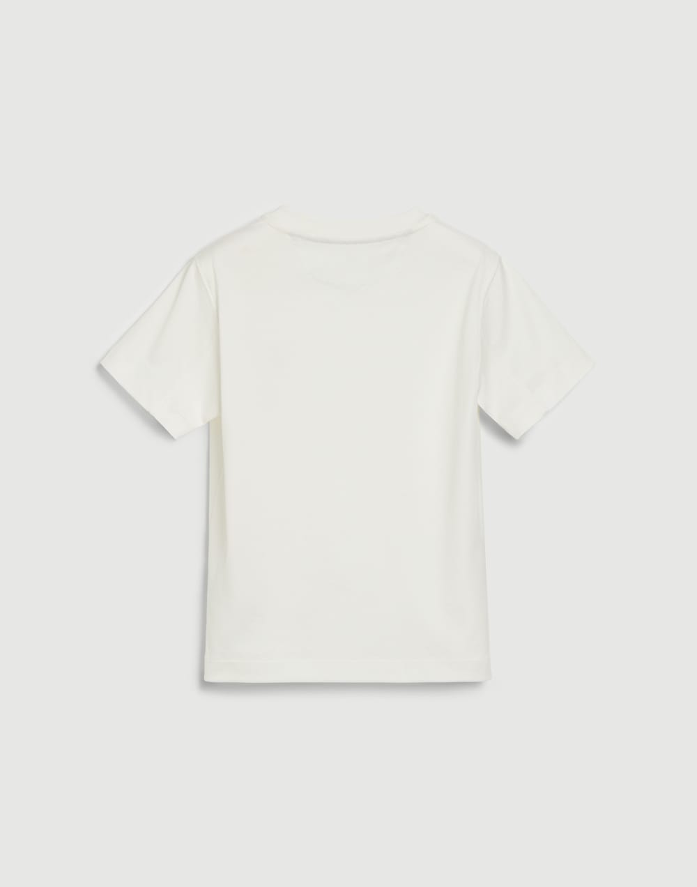 T-shirt in jersey con logo Off-White Bambino - Brunello Cucinelli