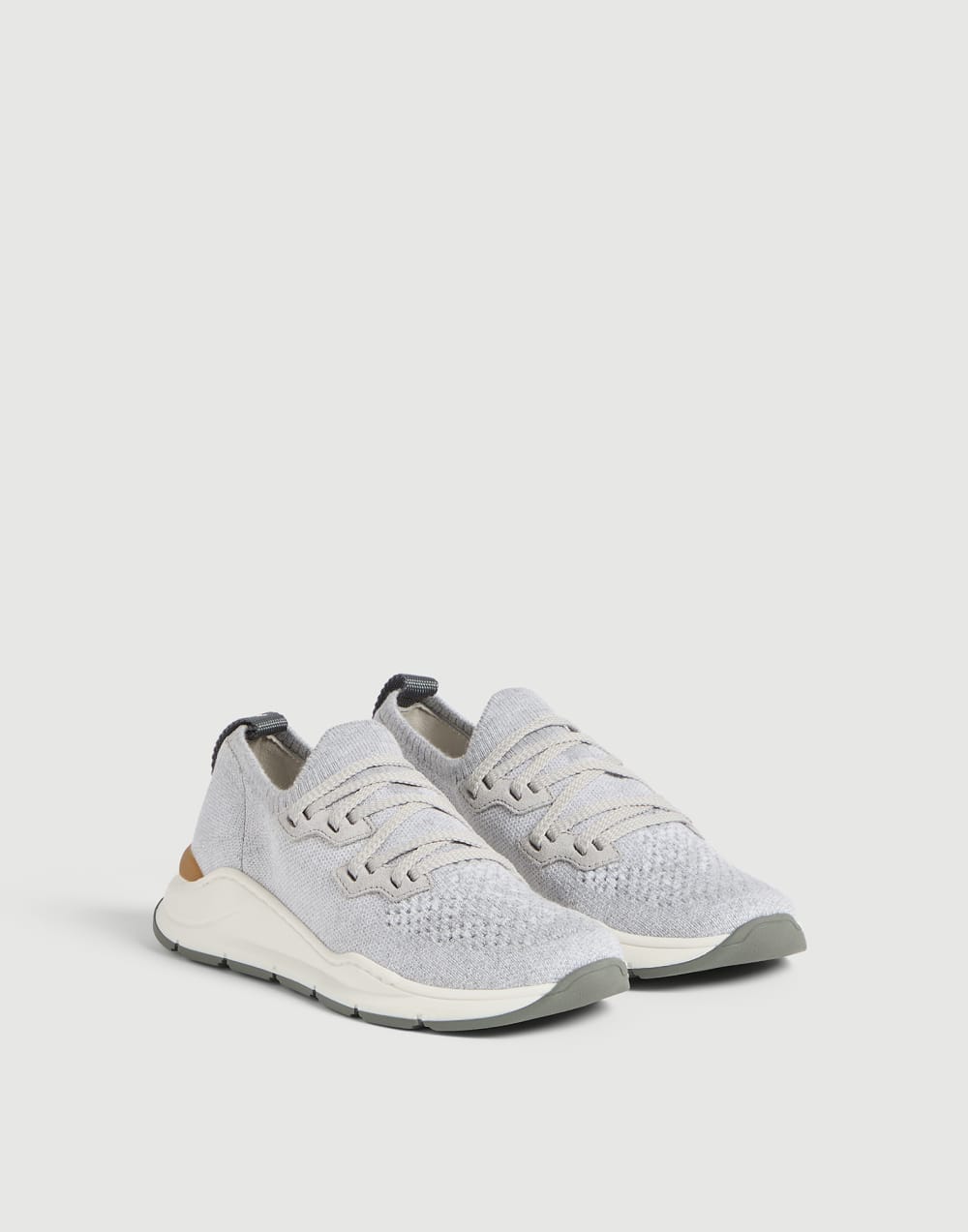 Knit runners Light Grey Boys - Brunello Cucinelli