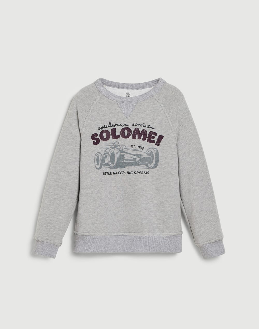 Sweatshirt mit Print Grau Jungen - Brunello Cucinelli