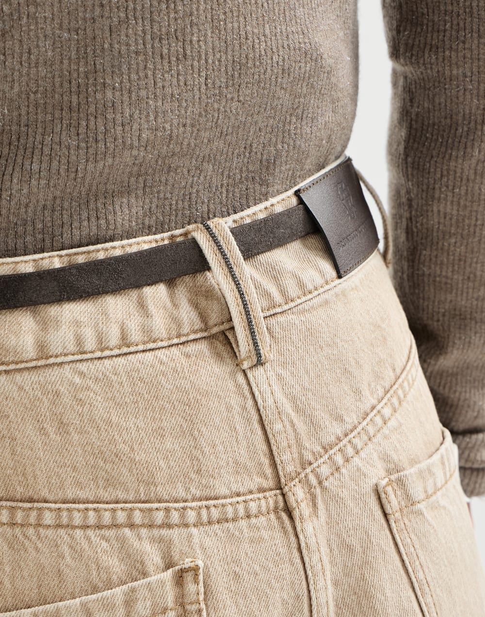 Pantalon large Sable Femme - Brunello Cucinelli