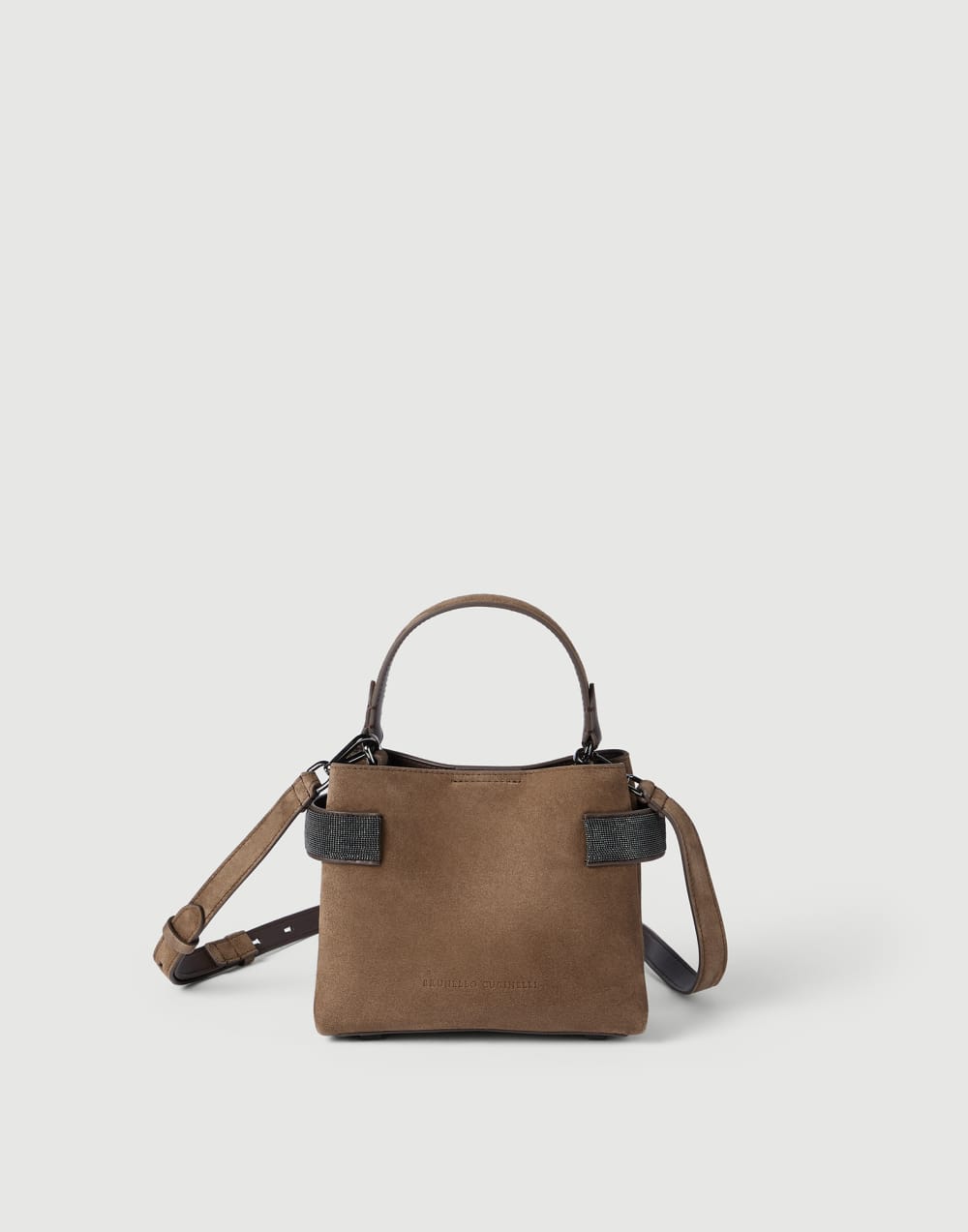 Small Top-Handle Essence bag Brown Woman - Brunello Cucinelli