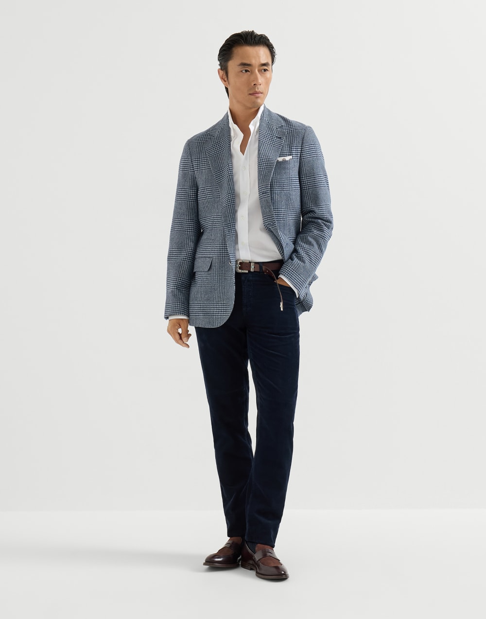Five-pocket trousers Dark Denim Man - Brunello Cucinelli