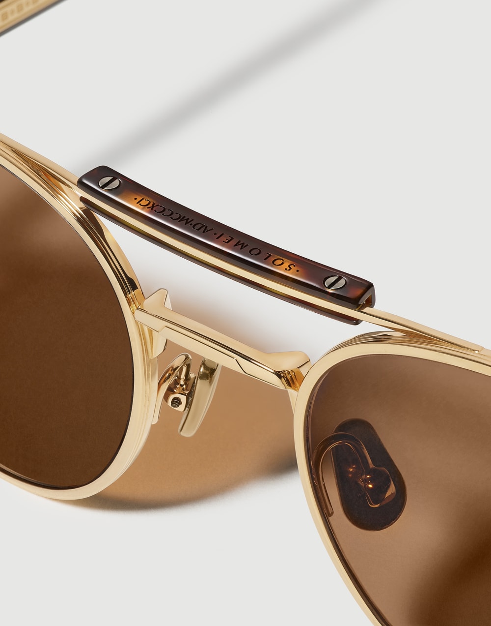 Goldcraft Futura 18k gold sunglasses Gold Eyewear - Brunello Cucinelli
