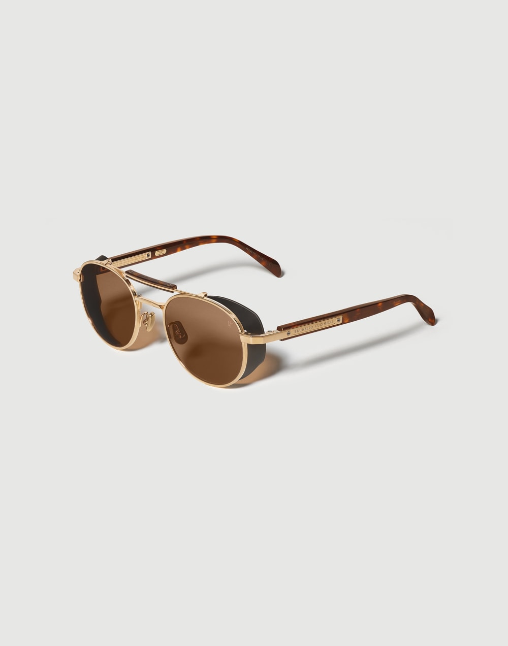 Goldcraft Futura 18k gold sunglasses Gold Eyewear - Brunello Cucinelli
