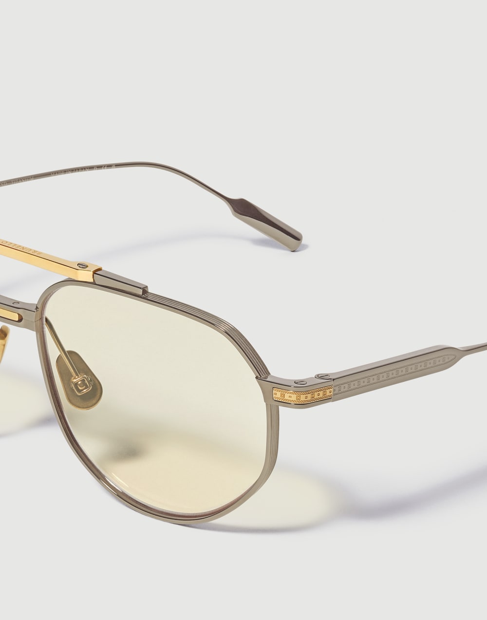 Goldcraft 1978 aperitif frame with gold Grey Eyewear - Brunello Cucinelli