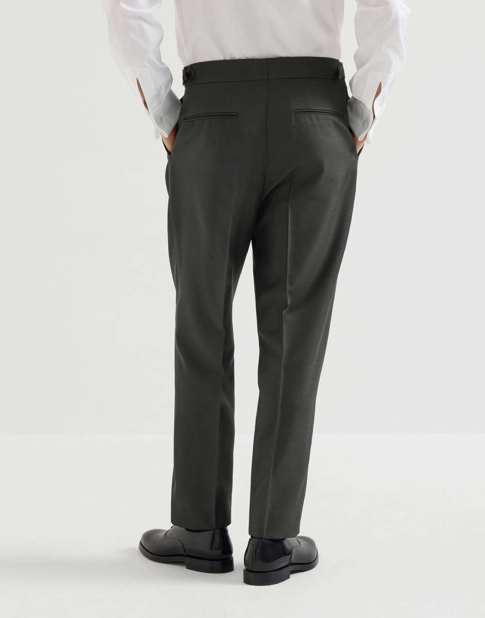 Double-pleated tuxedo trousers Sand Man - Brunello Cucinelli