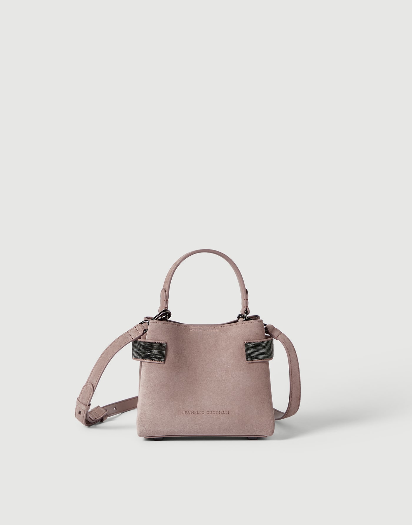 Small Top-Handle Essence bag Pink Woman - Brunello Cucinelli